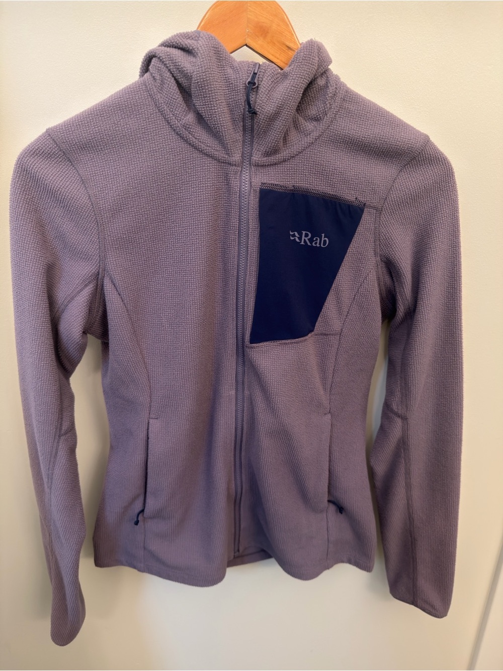Rab Tecton Hooded Fleece Jacket in Lavender